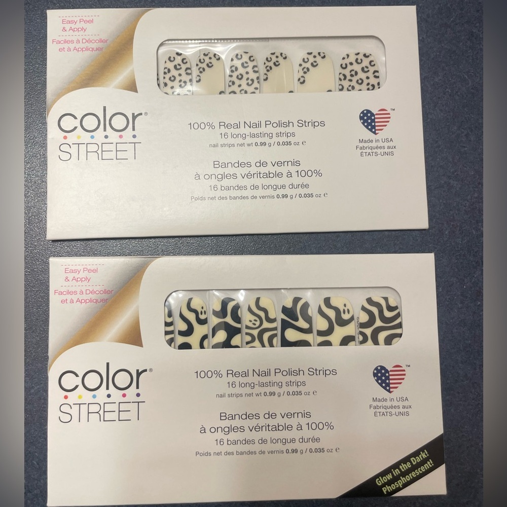 COLOR STREET nail polish strips bundle Spot On  Feeling Fab-boo-lous